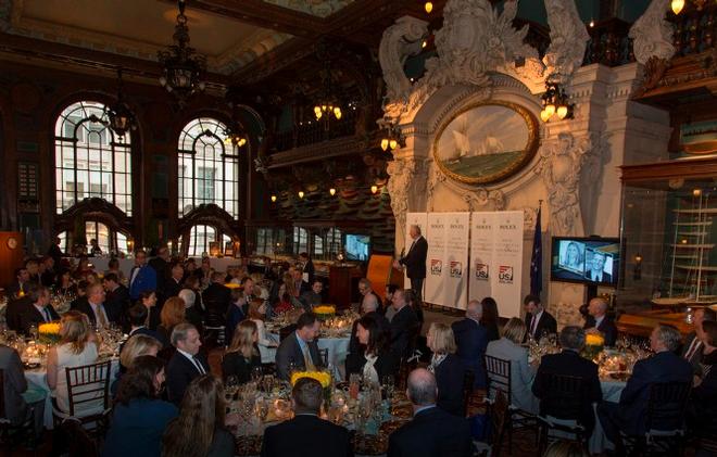 The iconic Model Room of the New York Yacht Club's historic 44th Street clubhouse was the setting for the presentation of the 2014 Rolex Yachtsman & Yachtswoman of the Year Awards - US Sailing ©  Rolex/Daniel Forster http://www.regattanews.com